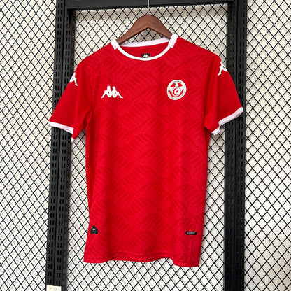 Maillot Tunisie Domicile 2025 vue face Aigles Carthage