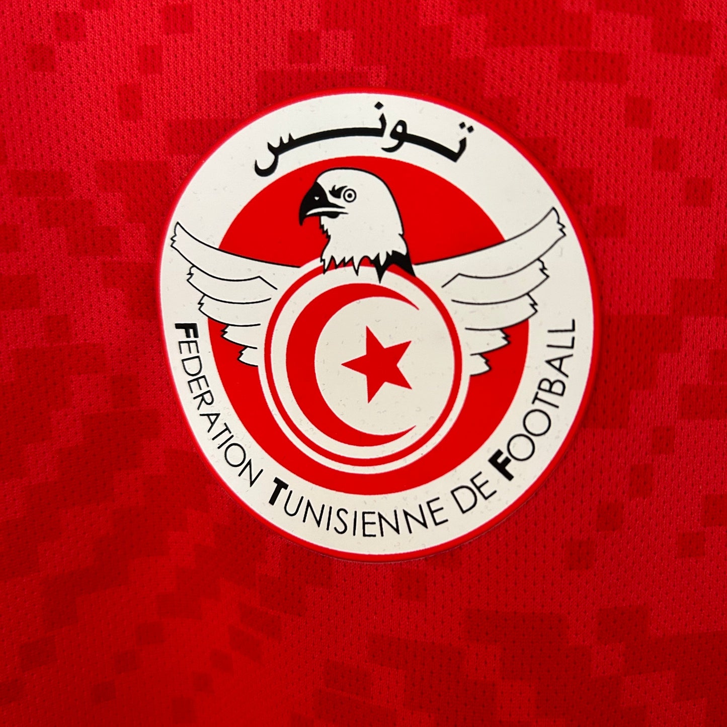 Maillot Tunisie Domicile 2025 zoom logo