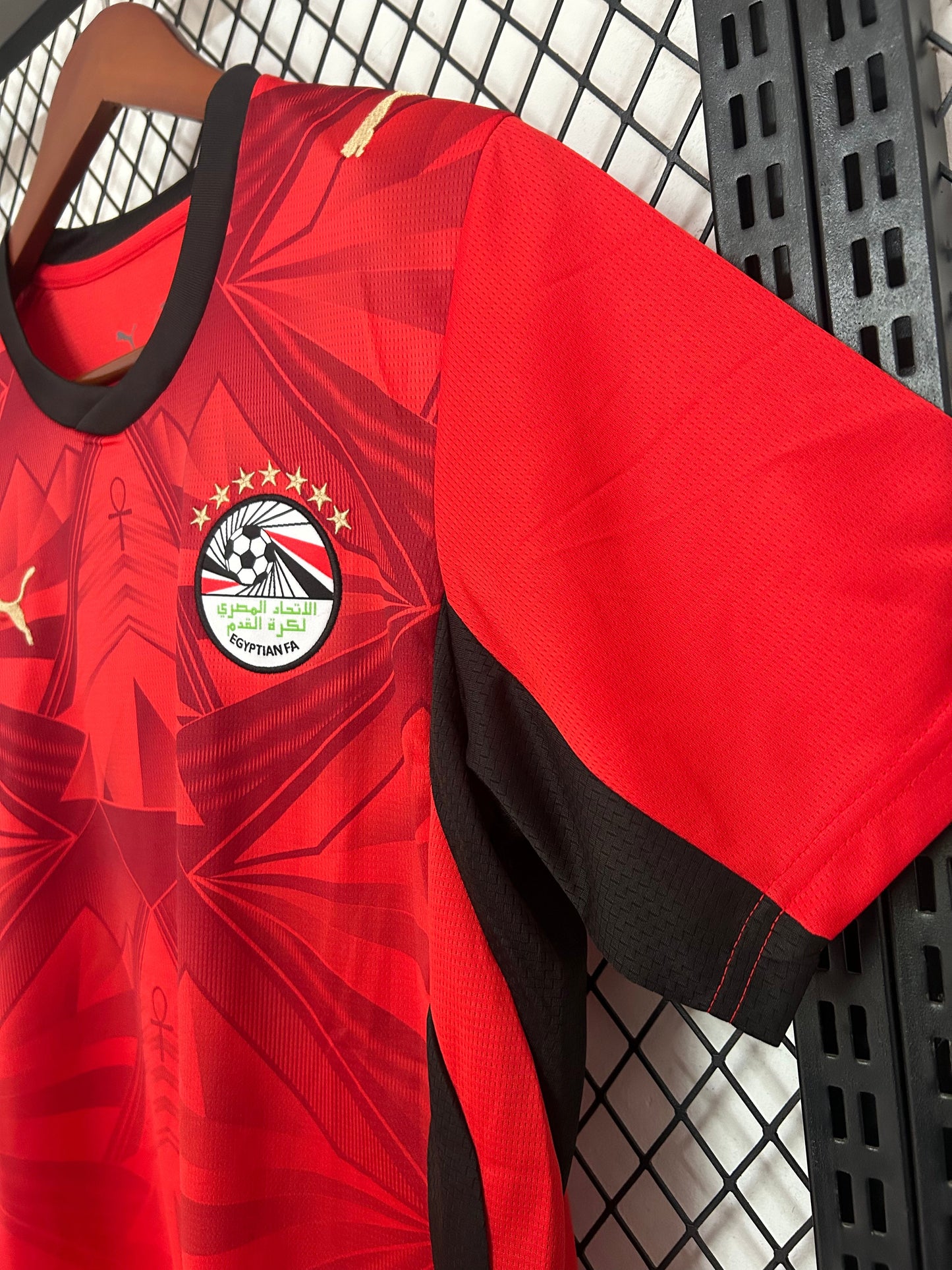 Maillot Égypte Domicile 2026 détail col