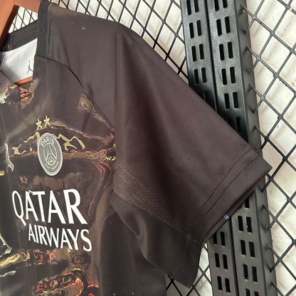 Maillot Paris Saint-Germain Nuit détail col