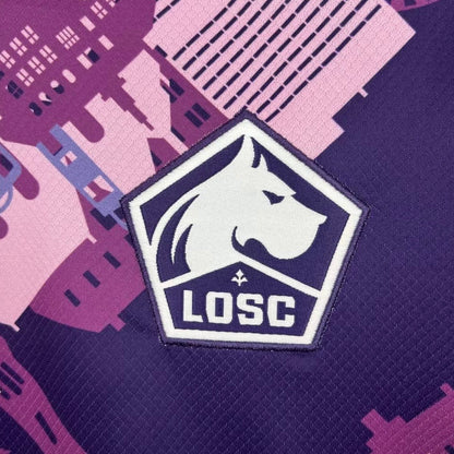 Maillot LOSC Lille Domicile 2025/2026 zoom logo