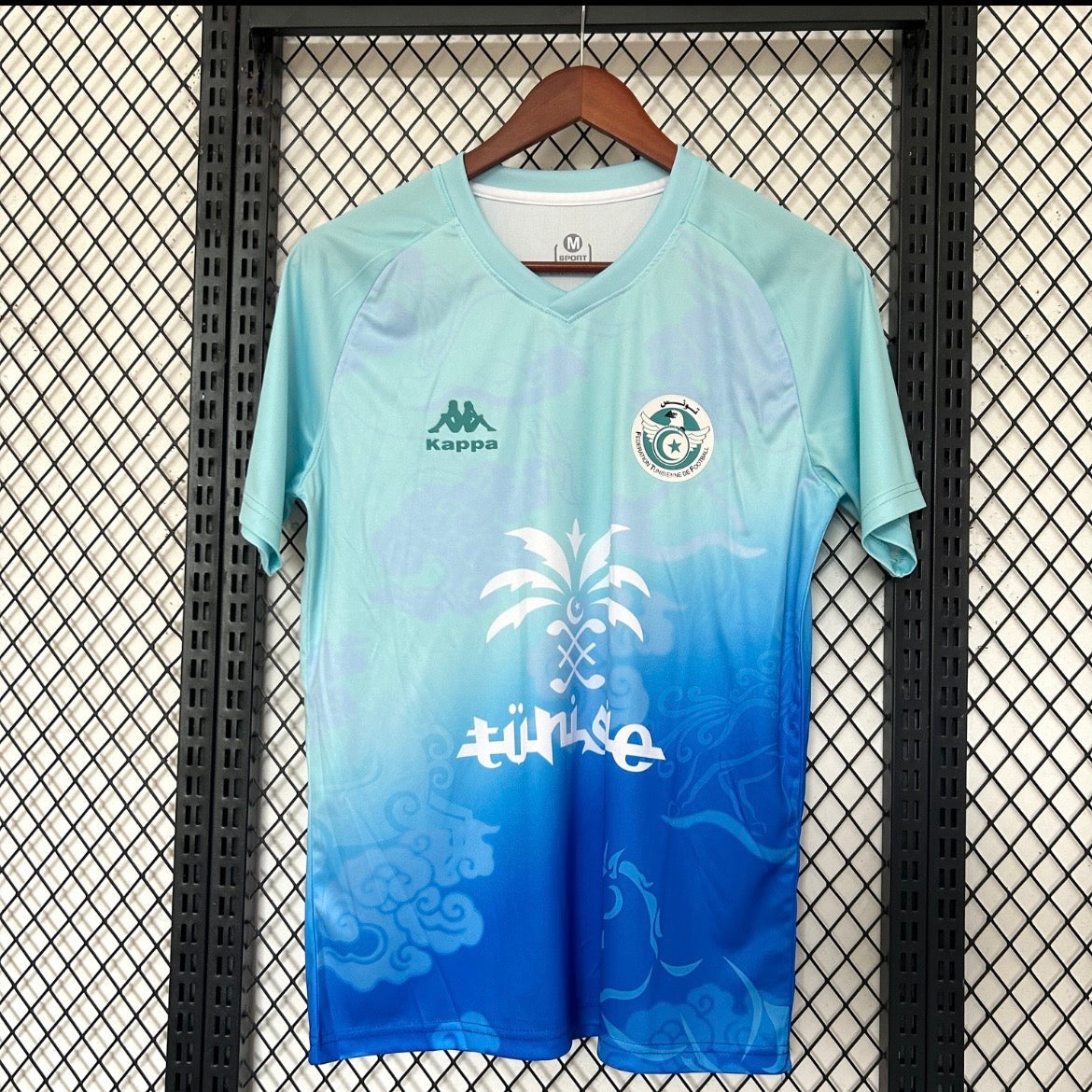 Maillot Tunisie Concept 2025 N°1 vue face Aigles Carthage
