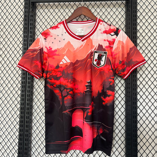 Maillot Japon Concept 2025 N°4 vue face Samurai Blue