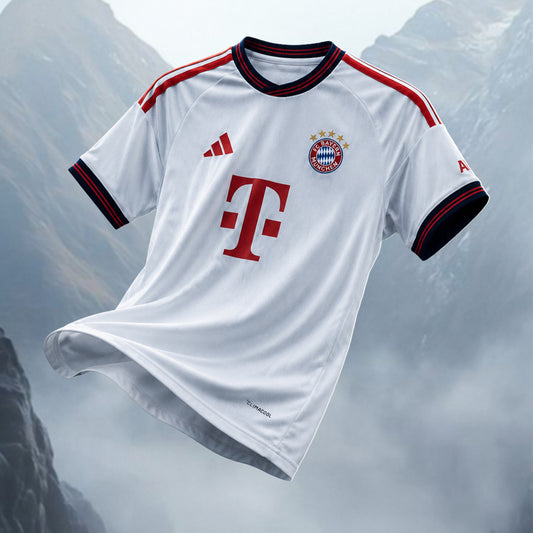 Bayern München Auswärtstrikot 2026/2027 | Kostenloser Flock