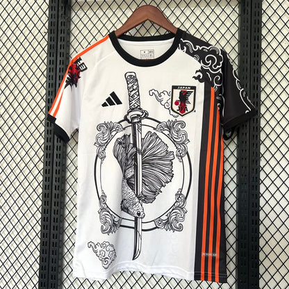 Maillot Japon Concept 2025 N°3 vue face Samurai Blue