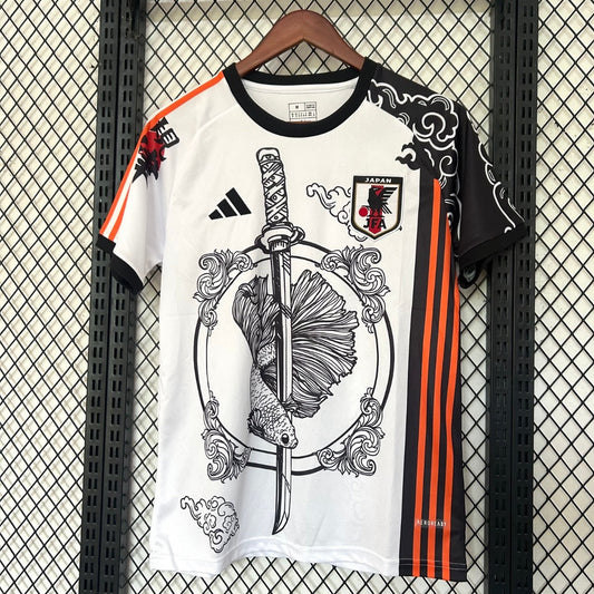 Maillot Japon Concept 2025 N°3 vue face Samurai Blue