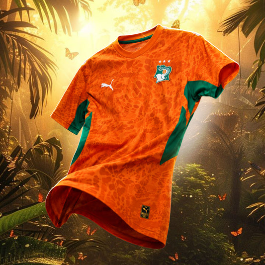 Maillot Côte d'Ivoire Extérieur 2026 | Flocage Offert