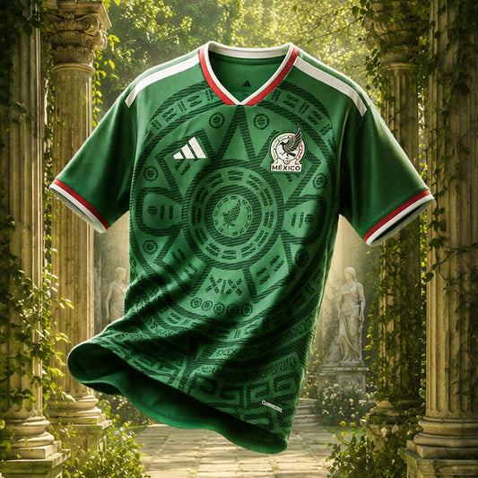 Maillot Mexique Vert 2026 | Flocage Offert